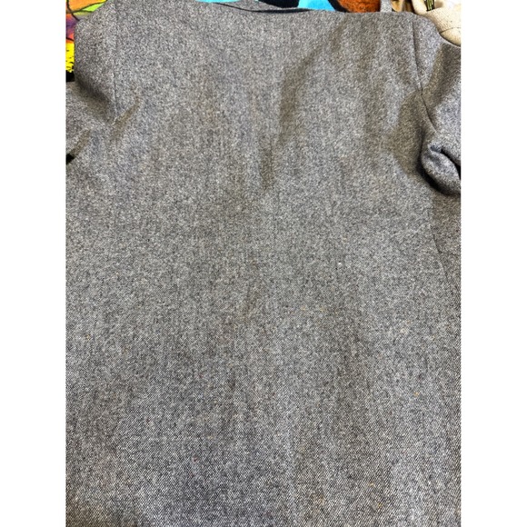 Courtney Tweed Blazer Elbow Patch Wool Mens Gray Sport Coat Jacket - Picture 5 of 9